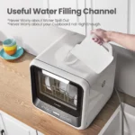 COMFEE' Mini Dishwasher Countertop with 5L Water Tank