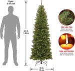 National Tree Company Artificial Slim Christmas Tree Includes Stand