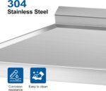 YORKING Stainless Steel Utility Sink,Free Standing Single Bowl Kitchen Sink