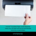 Innovia Automatic Paper Towel Dispenser Touchless Technology Works with Most Paper Towel Brands and Sizes