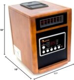 Dr Infrared Heater,1500W,Space Heater with Humidifier,Oscillation Fan