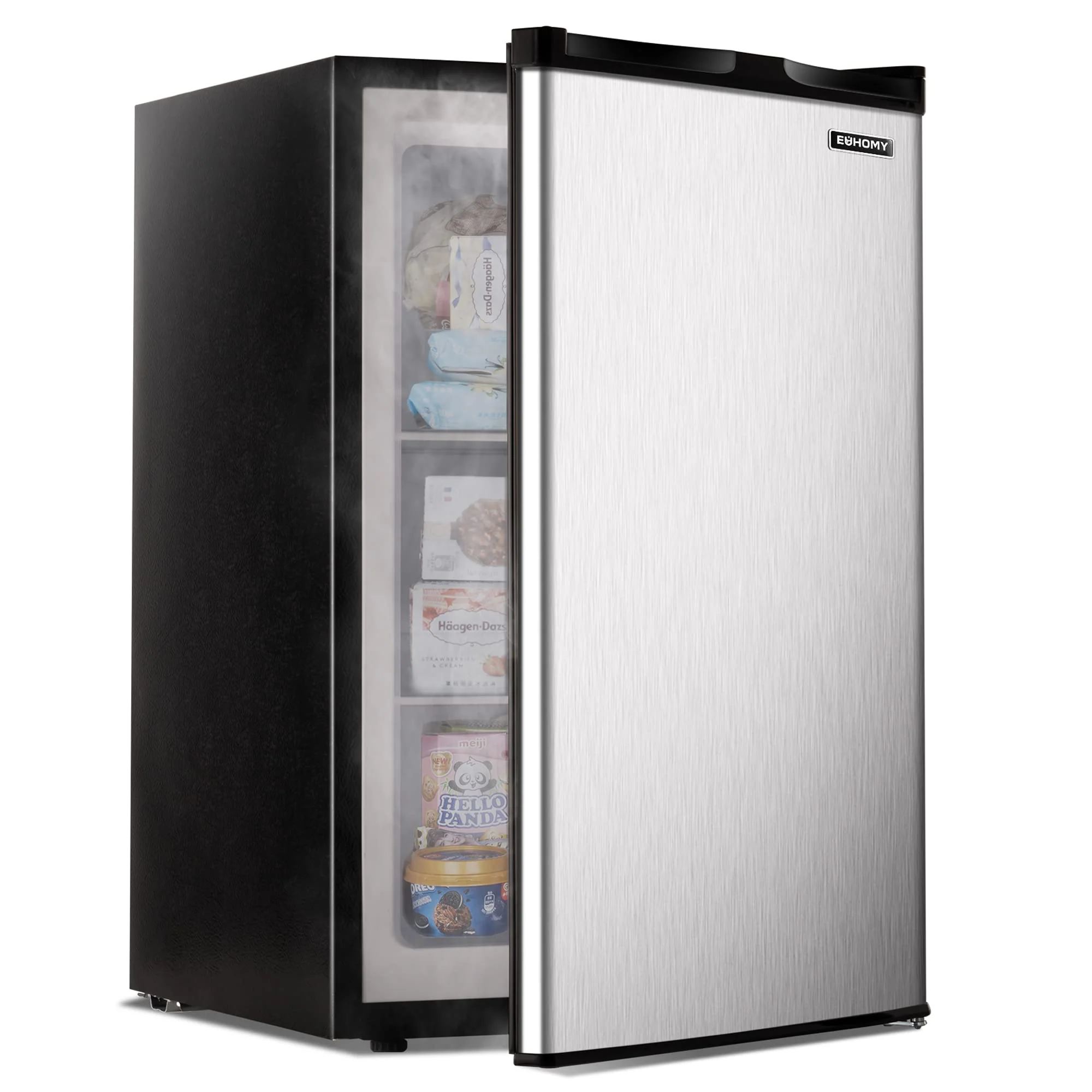EUHOMY 3.0 Cubic Feet Single Door Compact Mini Upright Freezer EUHOMY 3.0 Cubic Feet Single Door Compact Mini Upright Freezer