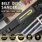 Woodskil 4.3A Belt Sander,4 x 36 in. Belt & 6 in. Disc Sander