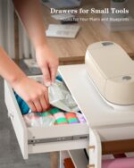 Vdamu Rolling Craft Cart and Storage Table for Cricut