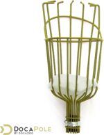 DOCAZOO Fruit Picker Pole with Basket telescoping - 6-24 Ft Telescoping Pole