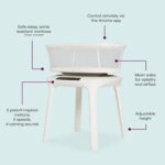 4moms MamaRoo Sleep Bassinet Supports Baby's Sleep with Adjustable Features