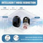 Kullre Hearing Amplifiers for Seniors with Mirror,Rechargeable Hearing Aids with Volume Adjustable