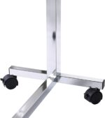 Vaunn Medical Adjustable Tilt Overbed Bedside Table with Wheels