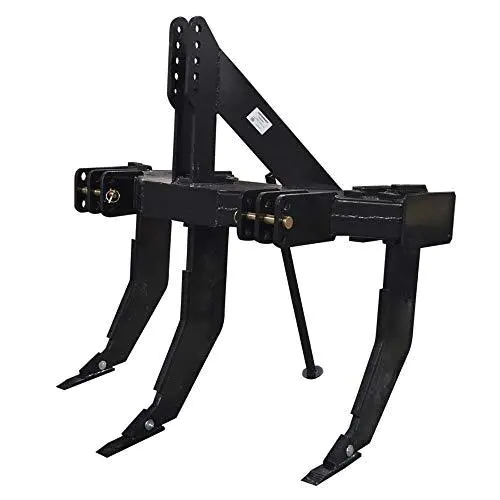 3 Shank Subsoiler Ground Ripper Fits 3 Point Tractor Cat 1 & 2 Quick Hitch Compatible 3 Shank Subsoiler Ground Ripper Fits 3 Point Tractor Cat 1 & 2 Quick Hitch Compatible