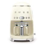 Smeg Retro Style Coffee Maker Machine,173 x 128 x 113,Cream