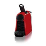 Nespresso Essenza Mini Original Espresso Machine Bundle with Aeroccino Milk Frother by De'Longhi,Red
