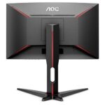 AOC CQ27G1 27?? Curved Frameless Gaming Monitor QHD2K,1ms,144Hz,FreeSync,DisplayPortHDMIVGA,Height adjustable,3Year ZeroBright Dot,BlackRed