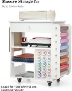 Vdamu Rolling Craft Cart and Storage Table for Cricut