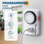 Barrina Mini Greenhouse with LED Grow Light 4-Tier Portable Metal Plant Stand