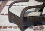 Patio Sense Deluxe Coconino Wicker Chair For Porch,Lawn,Garden,Backyard,Balcony,Deck,Pool,Indoor,Outdoor