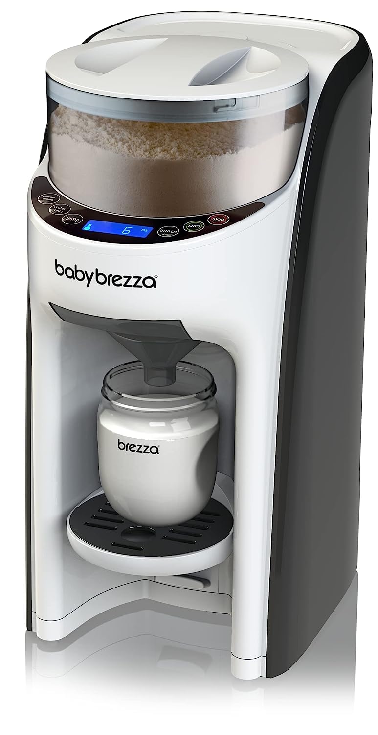 Baby Brezza Formula Pro Advanced Dispenser, Automatic Warm Formula Maker, BPA-Free, White Baby Brezza Formula Pro Advanced Dispenser, Automatic Warm Formula Maker, BPA-Free, White