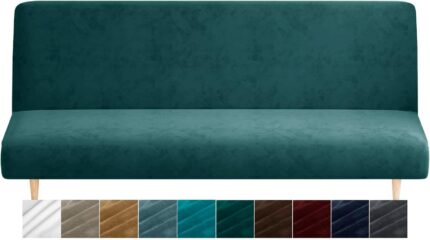 XINEAGE High Stretch Sofa Covers 4 Seater Latest Jacquard Extra Large Couch Covers for Dogs Pet 1 Piece Sofa Slipcovers Living Room Non Slip Couch Furniture Protector Washable (4 Seater,Khaki)