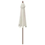 3m Wooden Garden Parasol (8 Colours)