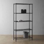 3-Shelf Adjustable,Heavy Duty Storage Shelving Unit (250 lbs loading capacity per shelf),Steel Organizer Wire Rack