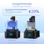 Photon Mono 2,Resin 3D Printer with 6.6'' 4K + LCD Monochrome Screen,Upgraded Matrix with High-Precision Printing,Enlarge Print volume 6.49'' x 5.62'' x 3.5''