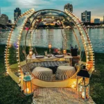 Alvantor Bubble Tent Pop Up Gazebo,8-10 Person Igloo Dome Garden Patio Canopy Shelter