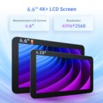 Photon Mono 2,Resin 3D Printer with 6.6'' 4K + LCD Monochrome Screen,Upgraded Matrix with High-Precision Printing,Enlarge Print volume 6.49'' x 5.62'' x 3.5''