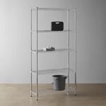 3-Shelf Adjustable,Heavy Duty Storage Shelving Unit (250 lbs loading capacity per shelf),Steel Organizer Wire Rack