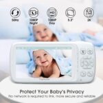 Yonvim Video Baby Monitor with Camera and Audio
