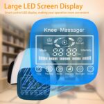 HULKELICIA Pro+ Knee Massager 4-in-1 with Red Light,Heat,Vibration and 3D Massage