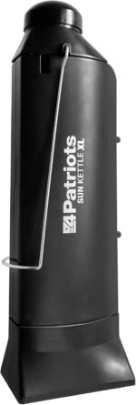 4Patriots Solar Water Heater - Portable Thermos Flask Boils Water Using The Sun