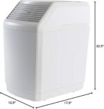 AIRCARE Space Saver Large Evaporative Whole House Commercial 6 Gallon Humidifier