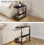 EUREKA ERGONOMIC Computer Tower Stand with Rolling Wheels & Mouse Pad