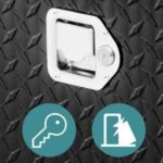 KING CHAO FOO 36" Aluminum Truck Bed Tool Box,Diamond Plate ToolBox