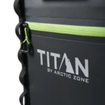 Titan by Arctic Zone 36 Can Capacity Waterproof and Leak Proof Welded Thermocooler,Black/Green,Per Pack 1,Model 10004132