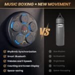 Bewolk Music Boxing Machine with Gloves Boxing Music Workout Machine