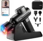 RENPHO Massage Gun Deep Tissue Muscle Percussion Massager Gun,FSA and HSA Eligible Powerful Portable Back Massager Gun for Athletes,Gifts for Men Women,Handheld Back Massagers,Carry Case,Active