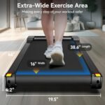 XVGVSV Walking Pad Treadmill with LED Display Remote