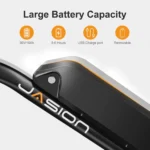 Jasion Electric Bike for Adults with 360Wh Removable Battery