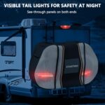 STARTWO Bike Cover with Two Elastic straps and License Plate Window