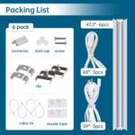 Barrina LED Grow Light,V-Shape with Reflector,Plant Lights for Indoor Plants,6-Pack