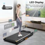 XVGVSV Walking Pad Treadmill with LED Display Remote