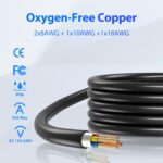 Extension Cord Cable Max Support 12KW 50Amp 240V Wall Connector