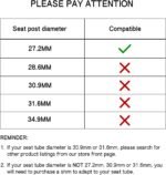 SR Suntour SP12 NCX bike Suspension Seatpost with Cover (27.2mm x 350mm)