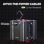 AutoLine Pro Ventus Automotive Smoke Machine with Built-in Li-Ion Battery,Air Compresso