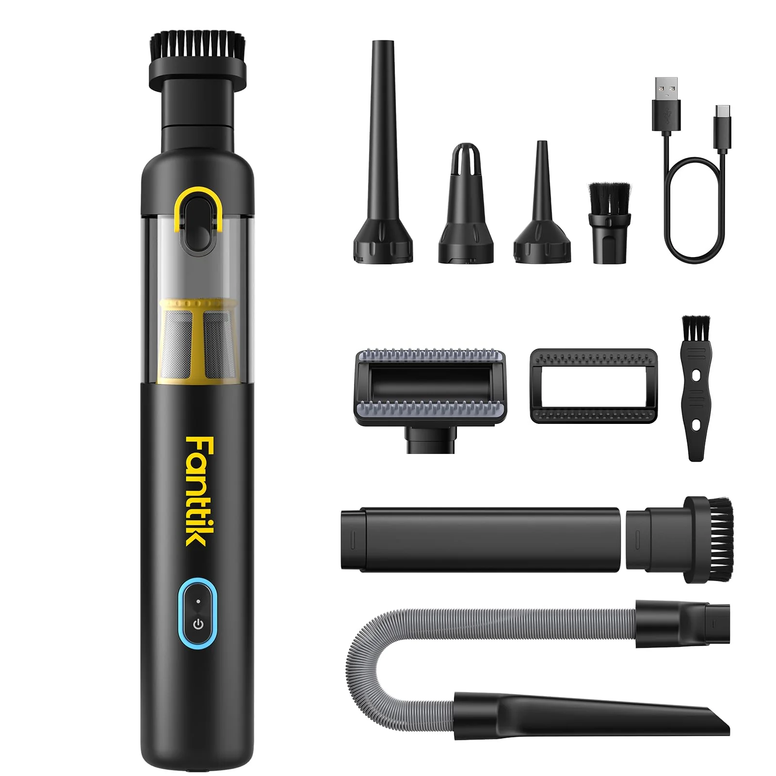 Fanttik 19000PA Slim V8 Apex Mini Car Vacuum Fanttik 19000PA Slim V8 Apex Mini Car Vacuum