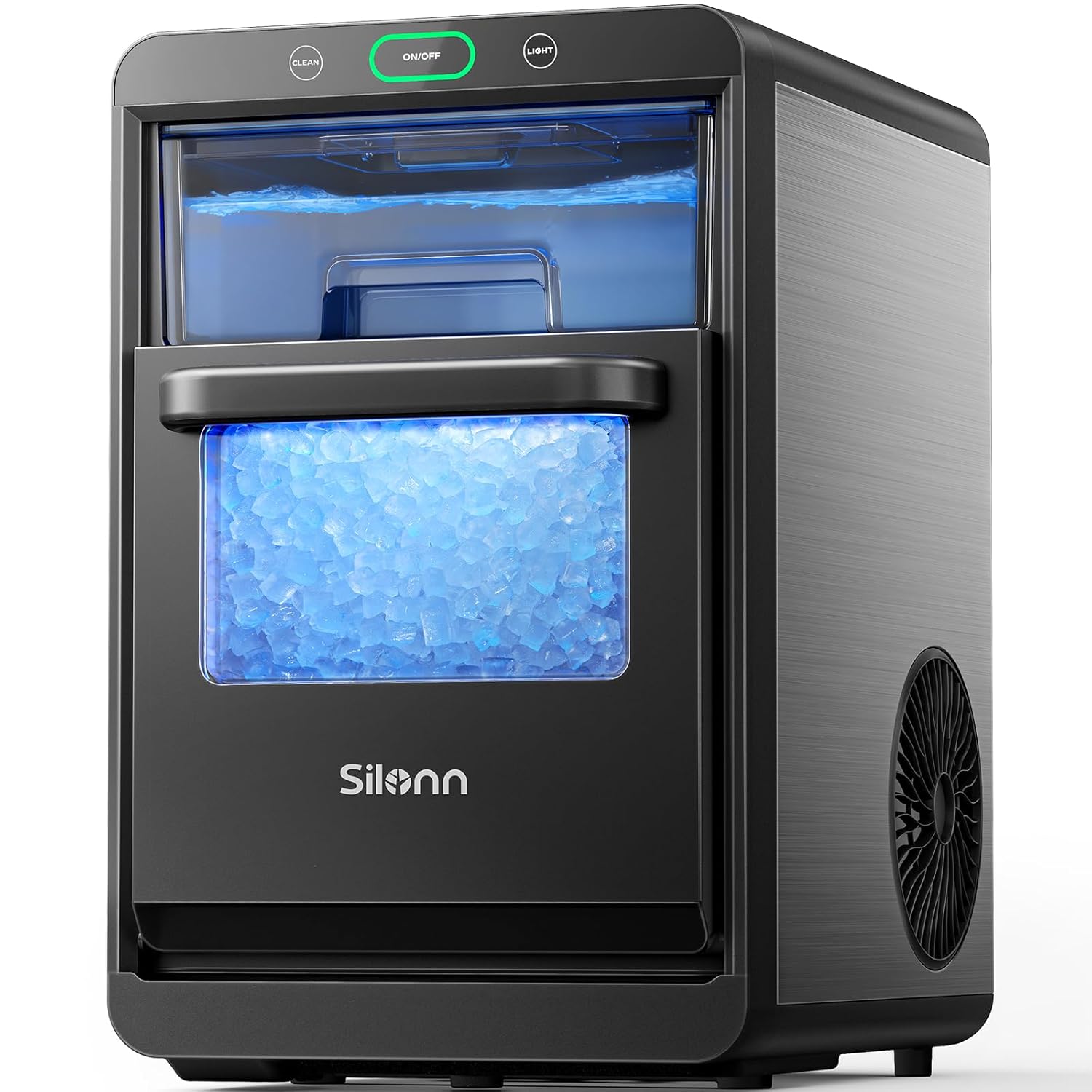 Silonn Nugget Ice Maker Countertop,Pull-Out Water Tank and Removable Ice Basket Silonn Nugget Ice Maker Countertop,Pull-Out Water Tank and Removable Ice Basket