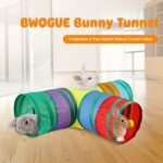3 Way Bunny Hideout Small Animal Activity Tunnel Toys