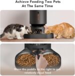 PETLIBRO Automatic Cat Feeder,WiFi Connected,Stainless Steel