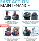 407 Perfomance Canister Filter ?C for Aquariums Up to 100 Gallons ?C Aquarium Canister Filter