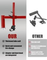 ?EXODIOS Upgrade Manual Tire Changer Duck Head Kit with Silver Cone